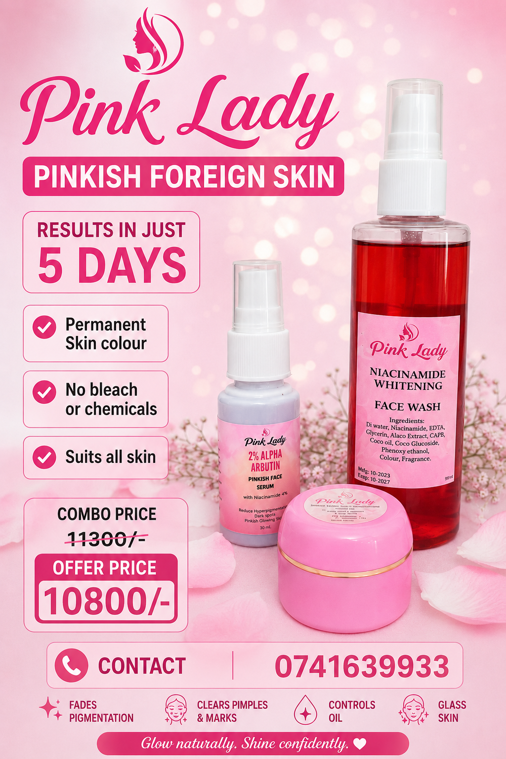 Pinkish Foreign Skin Combo Offer