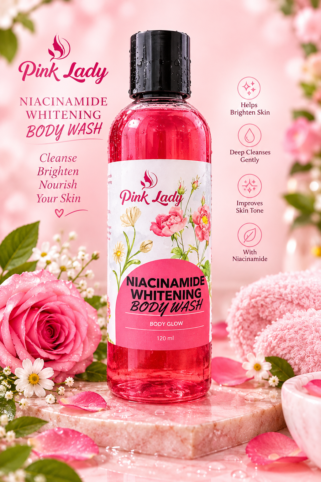Body Whitening Wash 120 ml