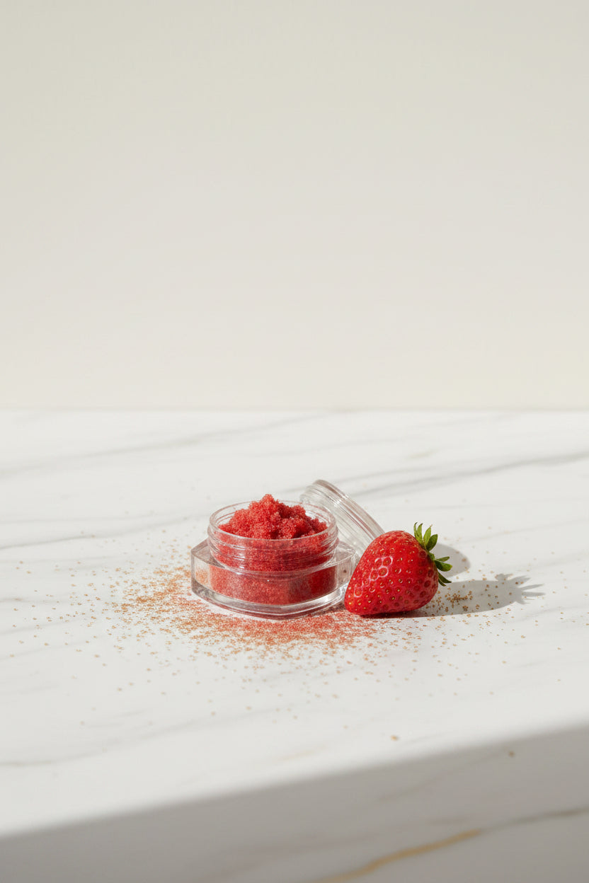 Lip Lightening Strawberry Scrub