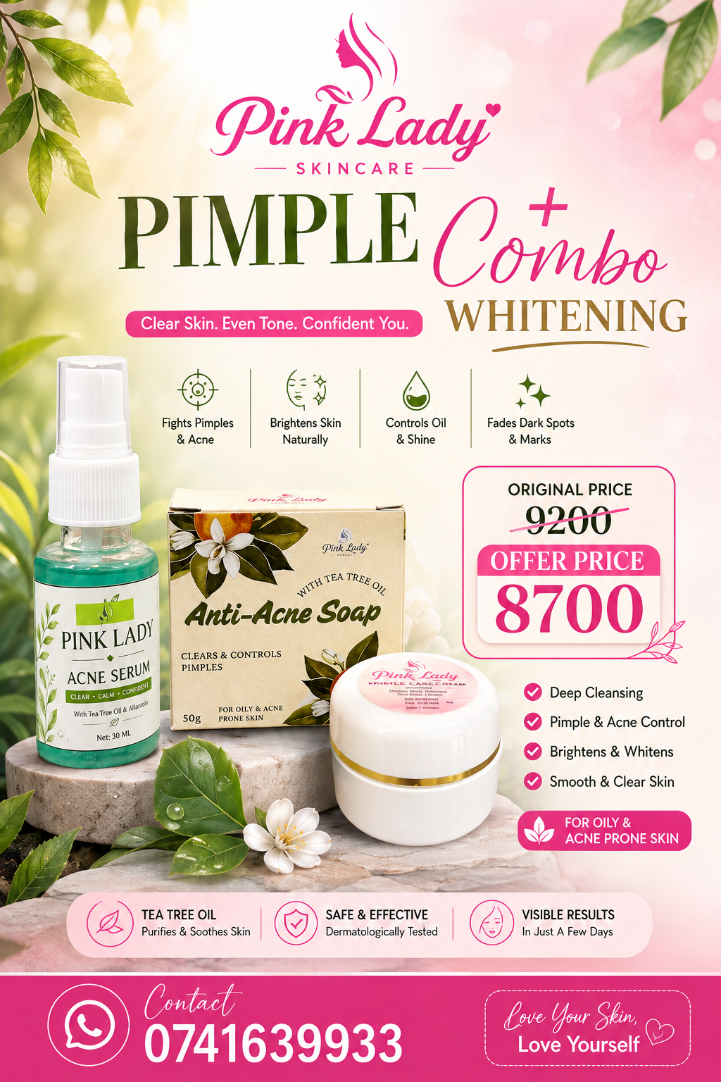 Pimple cure+ whitening set 2