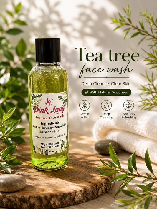 Tea Tree Face Wash For Pimple Skin