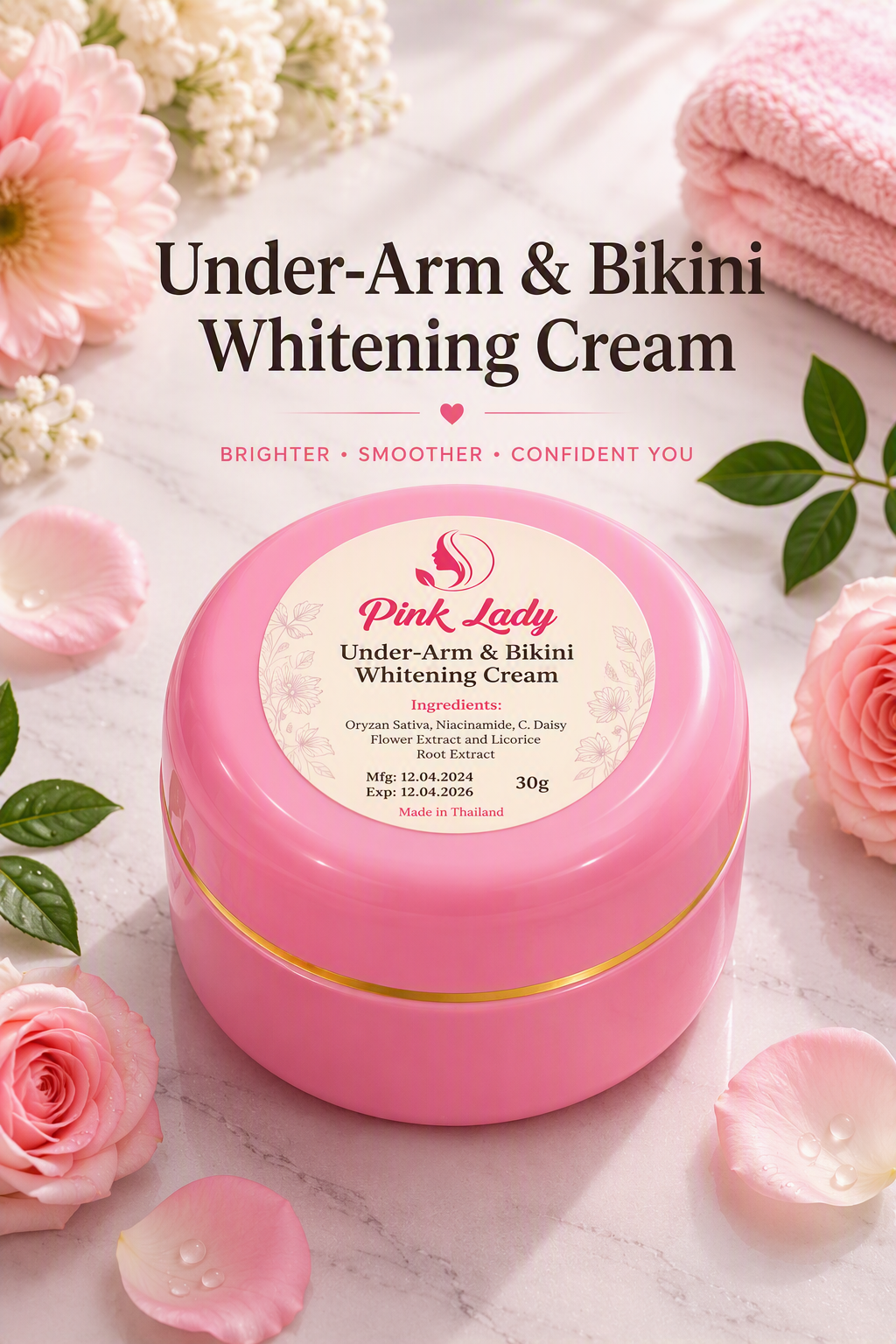 Underarm & Bikini Whitening Cream