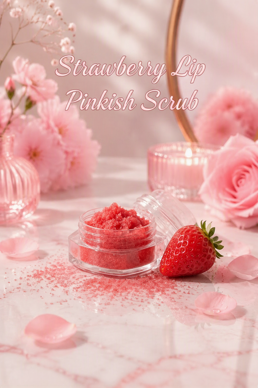 Lip Lightening Strawberry Scrub
