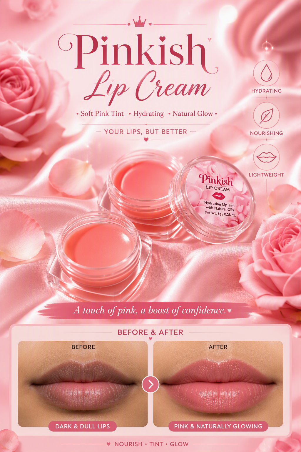 Pinkish Lip Cream