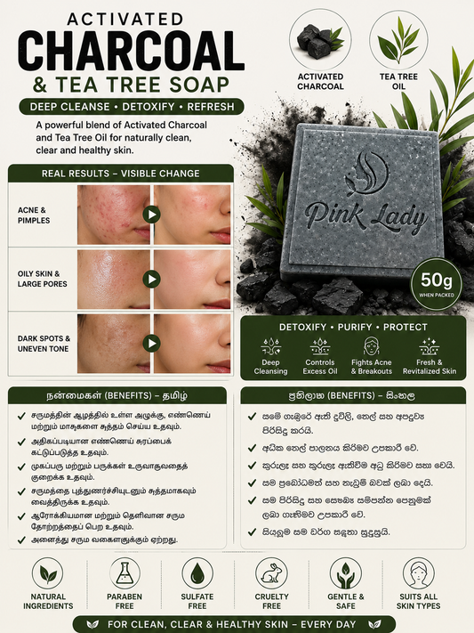 Activated Charcoal & Tea Tree Soap
